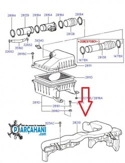 HYUNDAİ ACCENT HAVA FİLTRE HORTUMU 1995 - 2000