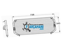 TOYOTA CARİNA KLİMA RADYATÖRÜ 1997 - 1998