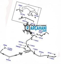 HYUNDAİ STAREX EL FREN TELİ ÖN 1998 - 2001 / 59911-4A101