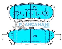 MİTSUBİSHİ ASX BALATA ARKA 2010 - 2014 / 4605A336