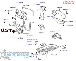 HYUNDAİ ERA TRİGER KAPAĞI ÜST 2006 - 2011 / 21360-26002