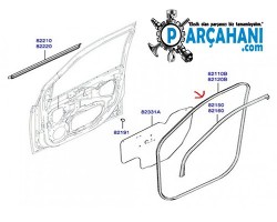 HYUNDAİ STAREX KAPI FİTİLİ ÖN SOL 2002 - 2008